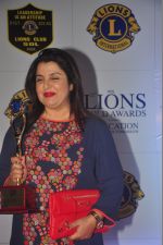 Farah Khan at the 21st Lions Gold Awards 2015 in Mumbai on 6th Jan 2015